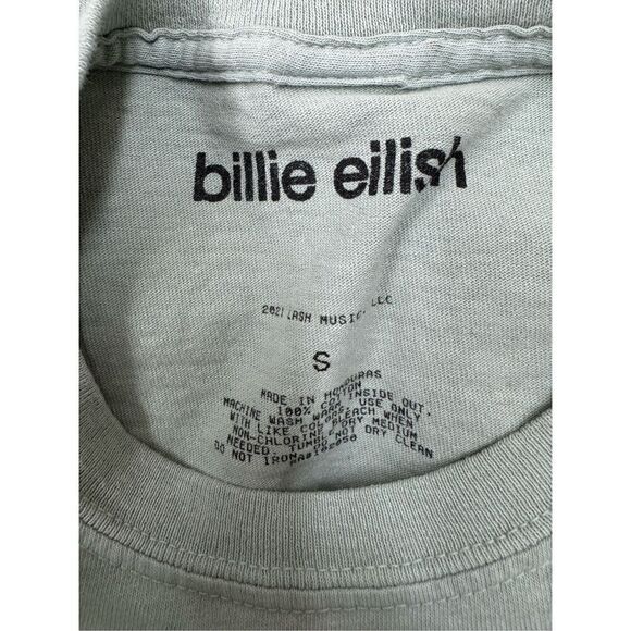 Billie Eilish Happier Than Ever Short Sleeve Tee Size Small - Picture 4 of 6